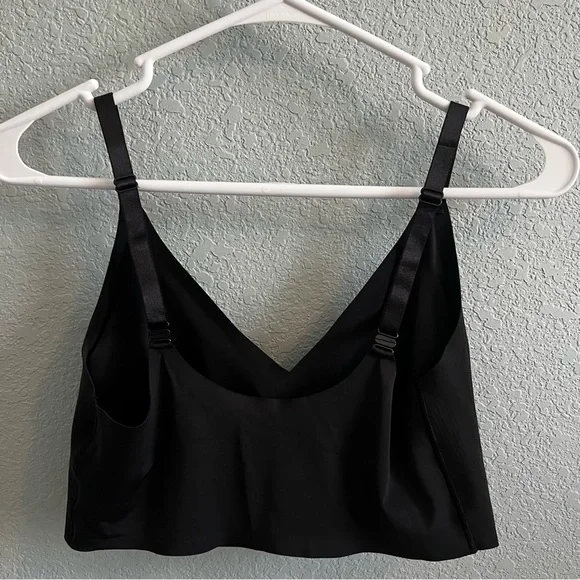 True & Co The Body Triangle Convertible Strap Bralette Bra in Black Size L Large - Picture 5 of 8